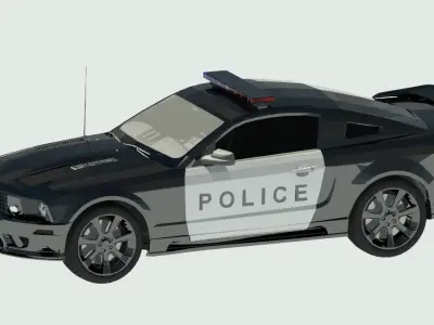 Police Car  3D model