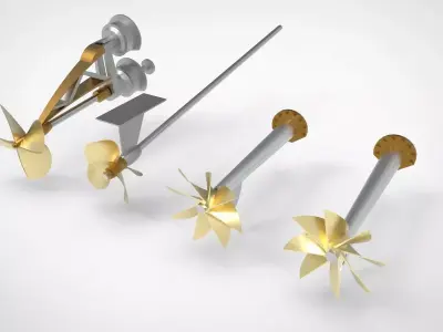 Ship Propulsion model 3D model