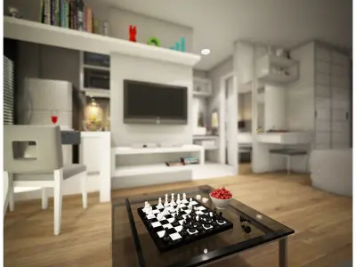 condominium suite 3D model