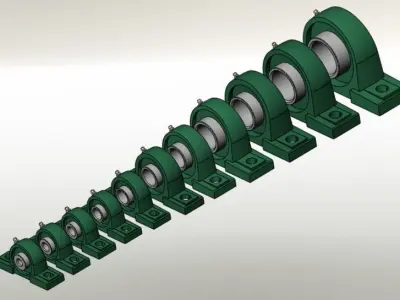 BEARING SUPPORT 3D print model