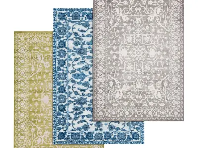 Rug Set 1758 3D model