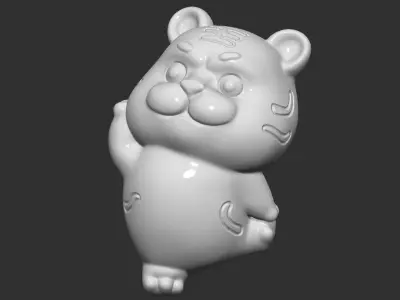 tiger cute 3D print model purchase