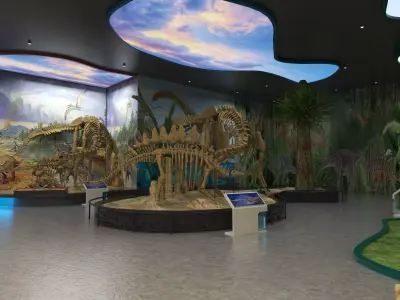 Spinosaurus Low-poly 3D model