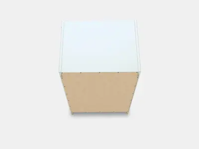 GURSKEN Bedside table Low-poly 3D model