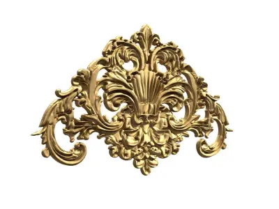 Classic carved decor ornament 475 3D print model purchase