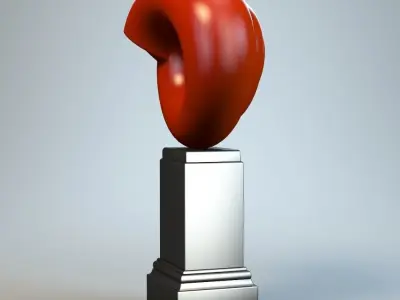 Abstract Figure m036 P 3D print model