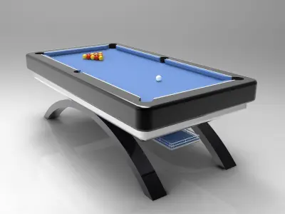 Pool Table Free 3D model purchase