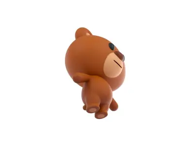 Character004 Bear 3D model