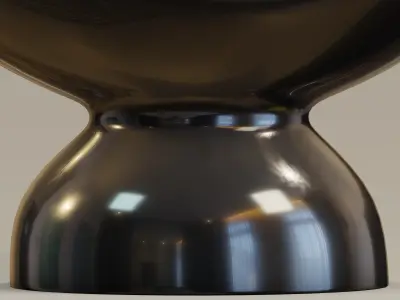 Vase13 vase with circular base Low-poly 3D model