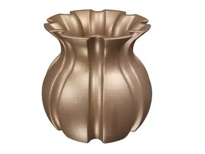 Spectacular Flower Vase Low-poly 3D model