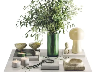 Decoration set shuba 3 3D model