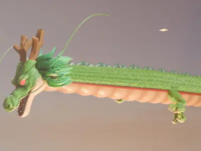 Shenlong or Shenron from Dragon Ball z 3D model