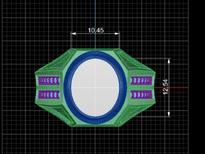 NEO MAN RING MODEL3 3D print model
