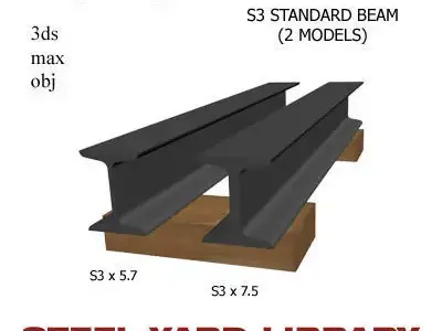 S3 Standard Beam 3D model