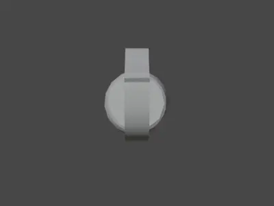 chess horse Low-poly 3D model