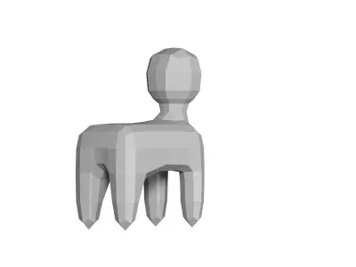 low poly animal Low-poly 3D model