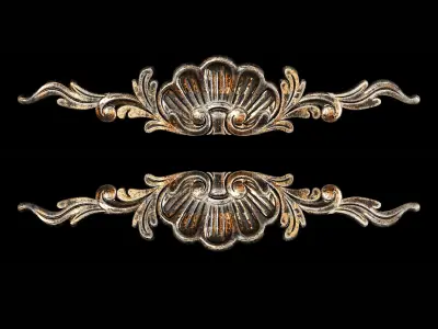 Classic carved 007 3D model