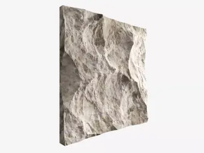 269-RockPanel piece of rock 3D model
