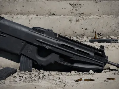 F2000 Low-poly 3D model