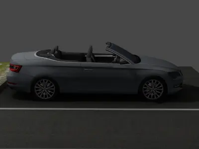 Realistic 3D Car Model for Visualization and Animation 3D model