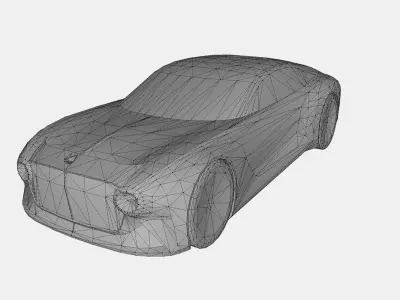 5 sports car colection 3D Model Pack