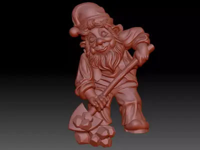 Gnome 3D print model