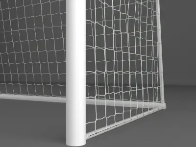 Soccer Goal 3 3D model