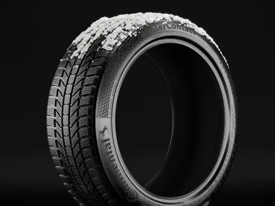 Continental WinterContact TS870P - Winter Car Tire 3D model