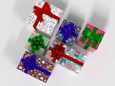 Gift Box 3D model