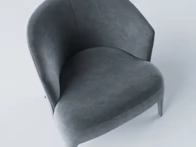modern arm chair  3D model