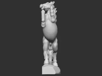 Jumping Horse 3D print model