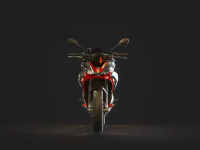 Base model  Aprilia Tuono 660 2021 3D model