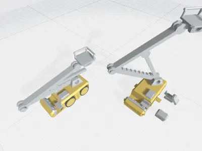 Mecha Hangar Bay Vehicles -Free- Free 3D print model