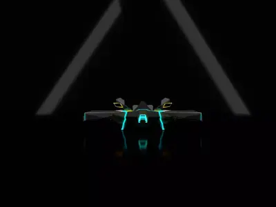 Low-poly starship for the game Low-poly 3D model