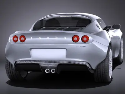 Lotus Elise 2012 VRAY 3D model