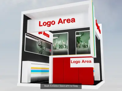 Booth Exhibition Stand G30 3D Model Collection