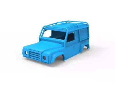 Land Rover Defender 90 LE 1997 3D model