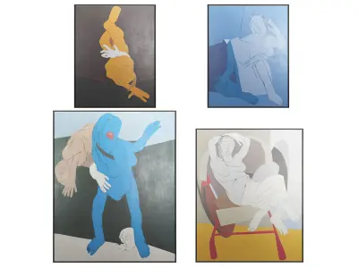 South Asia Abstract Paintings 3D model