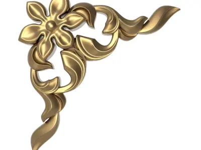  decorative pattern ready for 3D printing 3D model 29