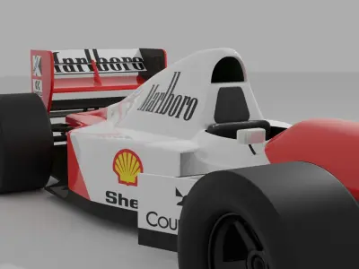 McLaren MP4 A8 3D model