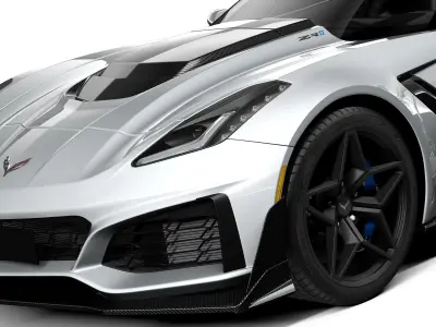 Chevrolet Corvette ZR1 Convertible 2019 3D model