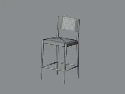 High and low stool Hara by Artefacto 3D model