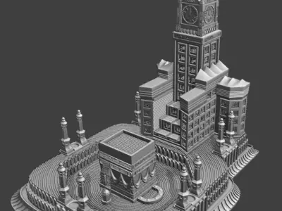 Masjid al-Haram 3D print model