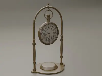 Desk clock 3D model