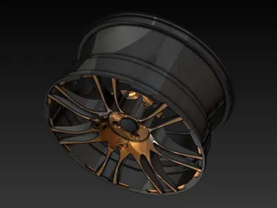 sport rims  3D print model
