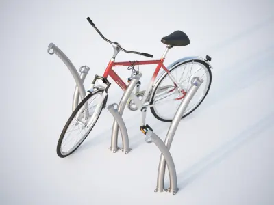 Bike rack 3D model