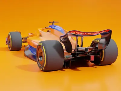 McLaren Formula 1 Concept Car  3D model
