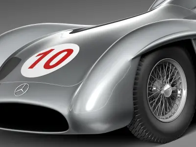 Mercedes-Benz W196 Typ R 1954-1955 3D model