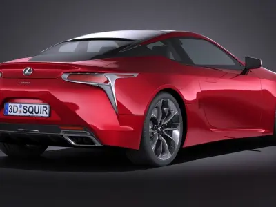 Lexus LC500 2017 3D model