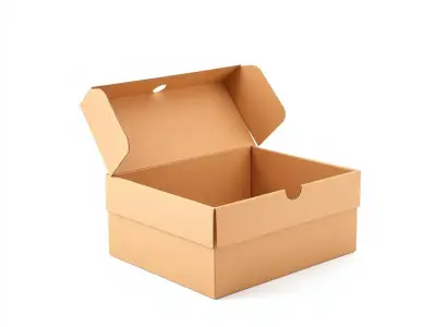 Cardboard Shoe Box Model Pack Low-poly 3D model